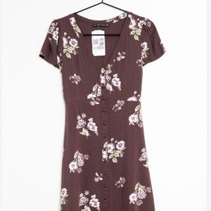 Abercrombie Purple Floral Dress